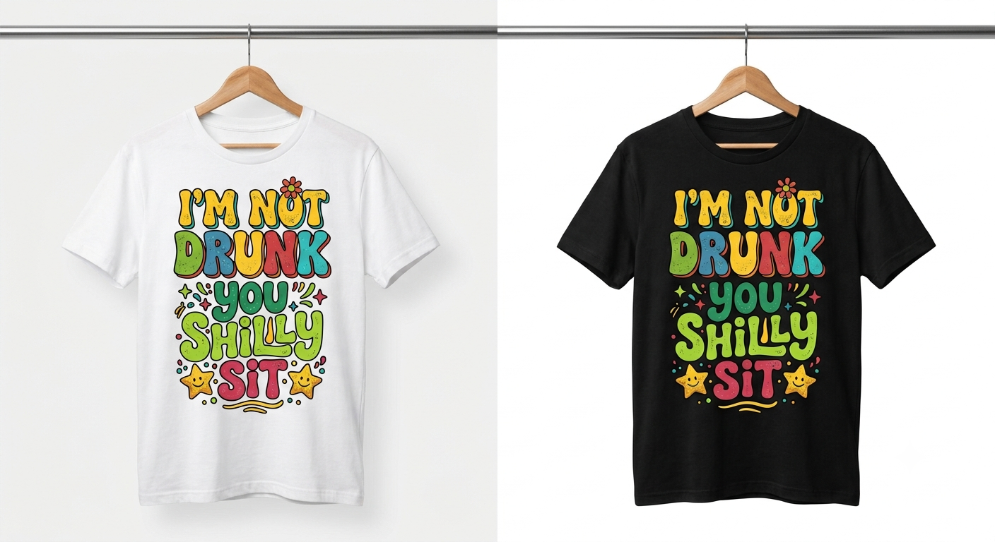 I'm Not Drunk You Shilly Sit T-Shirt