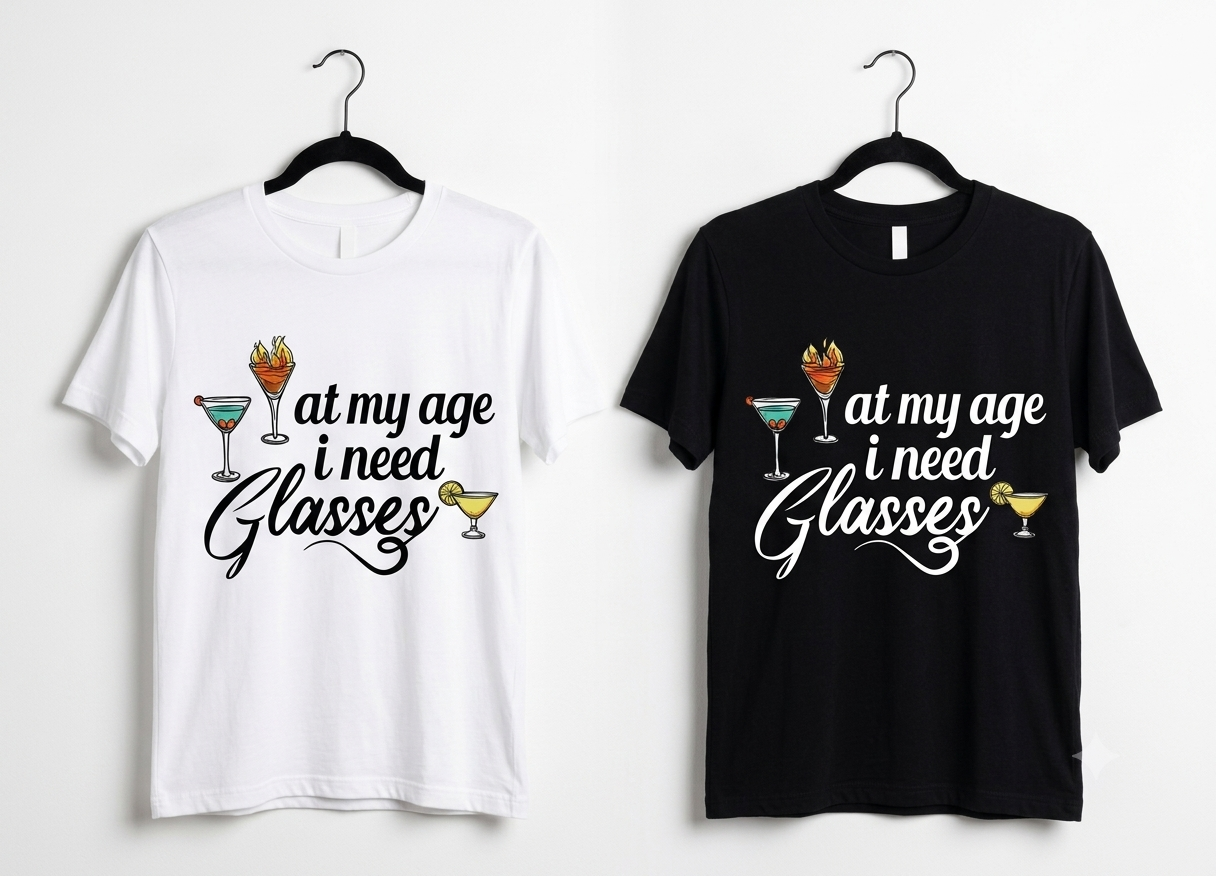 At My Age I Need Glasses T-Shirt