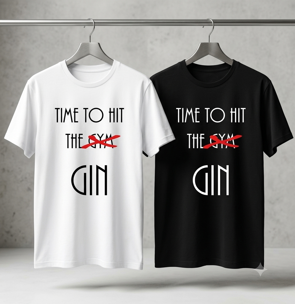 Time to Hit the GYM Gin T-Shirt
